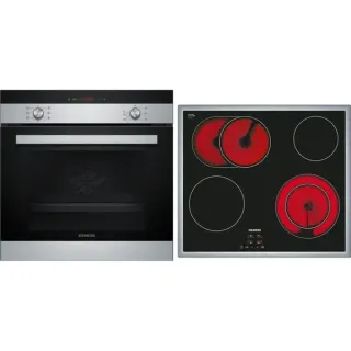 Siemens EQ112EA01Z, Backofen-Set (schwarz/edelstahl)