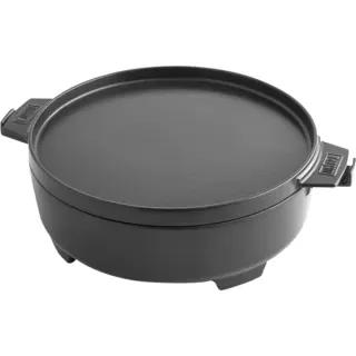 Weber Gourmet BBQ System 2in1 Dutch Oven & Pfanne (schwarz)