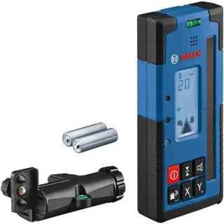 Bosch Professional Laser-Empfänger LR 60 Professional + Halterung (blau/schwarz)