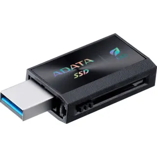 ADATA SC730 1 TB, Externe SSD (schwarz, USB-C 3.2 Gen 2 (10 Gbit/s))