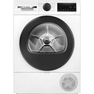 Bosch WQG243D41 Serie 6 , Wärmepumpentrockner (weiß/schwarz)