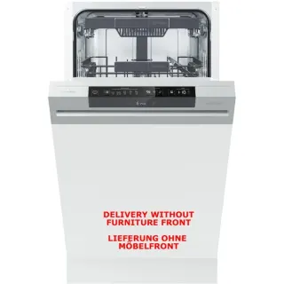 gorenje GI561D10S, Spülmaschine (edelstahl/schwarz, 45 cm)