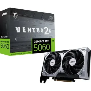 MSI GeForce RTX 5060 VENTUS 2X OC 8G, Grafikkarte (DLSS 5, 3x DisplayPort, 1x HDMI 2.1)