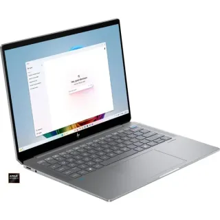 HP OmniBook Ultra 14-fd0099ng, Notebook (silber, AMD Ryzen AI 9 HX 375, AMD Radeon 890M, 32 GB LPDDR5X, 2 TB (2 TB SSD), Windows 11 Home)