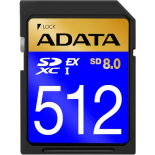 ADATA Premier Extreme SDXC SD8.0 512 GB, Speicherkarte (schwarz, SD8.0 Express, UHS-I U3, Class 10, V30)