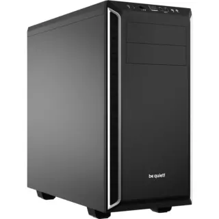 be quiet! PURE BASE 600, Tower-Gehäuse (schwarz/silber)