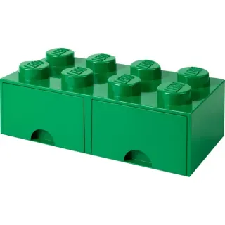 Room Copenhagen LEGO Brick Drawer 8 grün, Aufbewahrungsbox (grün)