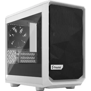 Fractal Design Meshify 2 Nano White TG clear tint, Tower-Gehäuse (weiß, Tempered Glass)