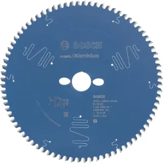 Bosch Professional Kreissägeblatt Expert for Aluminium, Ø 254mm, 80Z (Bohrung 30mm, für Kapp- & Gehrungssägen)