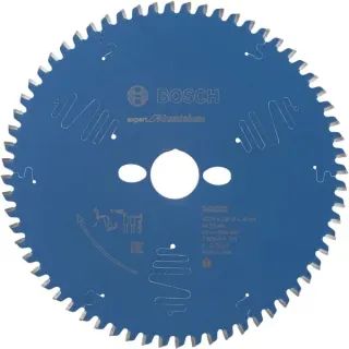 Bosch Professional Kreissägeblatt Expert for Aluminium, Ø 216mm, 64Z (Bohrung 30mm, für Kapp- & Gehrungssägen)