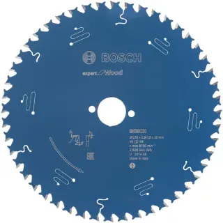 Bosch Professional EXPERT Wood Kreissägeblatt, Ø 235mm, 48Z (Bohrung 30mm, für Handkreissägen)