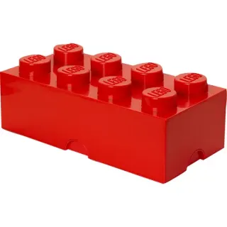 Room Copenhagen LEGO Storage Brick 8 , Aufbewahrungsbox (rot)