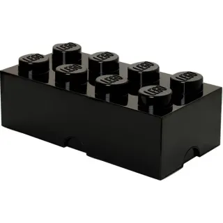Room Copenhagen LEGO Storage Brick 8 schwarz, Aufbewahrungsbox (schwarz)