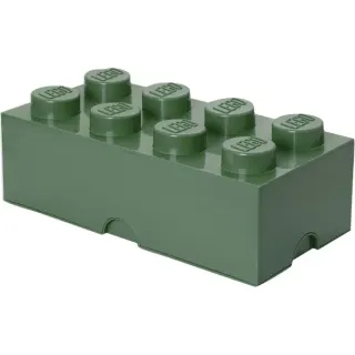 Room Copenhagen LEGO Storage Brick 8 sandgrün, Aufbewahrungsbox (grün)