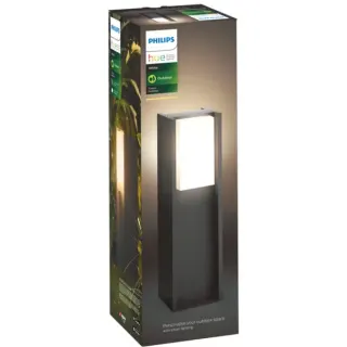 Philips HUE White Turaco Sockelleuchte, LED-Leuchte (anthrazit)