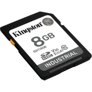 Kingston Industrial 8 GB SDHC, Speicherkarte (schwarz, UHS-I U3, Class 10, V30, A1)