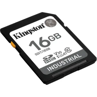 Kingston Industrial 16 GB SDHC, Speicherkarte (schwarz, UHS-I U3, Class 10, V30, A1)