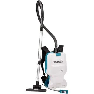 Makita DVC660Z, Bodenstaubsauger (weiß/blau, ohne Akku, ohne Ladegerät)