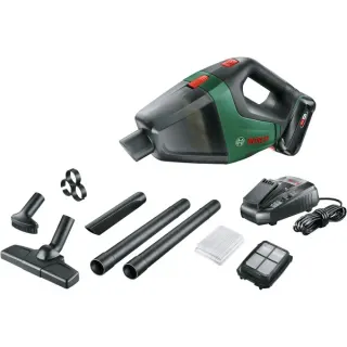 Bosch Heimwerken & Garten UniversalVac 18, Handstaubsauger (grün, POWER FOR ALL ALLIANCE)