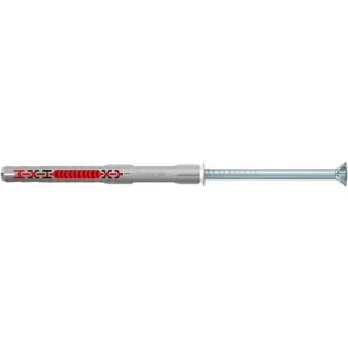 fischer Langschaftdübel DuoXpand 10x120 T (hellgrau/rot, 50 Stück)