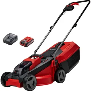 EINHELL Power X-Change Akku-Rasenmäher GE-CM 18/30 Li, 18Volt (rot/schwarz, Li-Ionen Akku 3,0Ah)