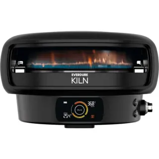Everdure Kiln DR Digitaldisplay, Pizzaofen (blauschwarz, 9,2 kW, für Pizzen bis ca. Ø 40,5cm, rotierender Pizzastein)
