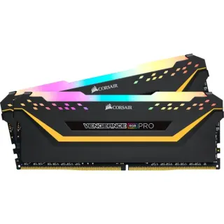 Corsair DIMM 16 GB DDR4-3200 (2x 8 GB) Dual-Kit, Arbeitsspeicher (schwarz, CMW16GX4M2C3200C16-TUF, Vengeance RGB PRO, INTEL XMP)