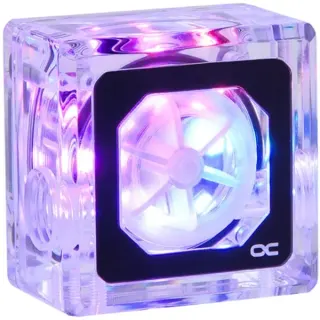 Alphacool Eisfluegel Aurora Durchflussanzeiger "HighFlow" mit Tachosignal (transparent)
