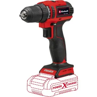 EINHELL Power X-Change Akku-Bohrschrauber TE-CD 18/40 Li BL - Solo, 18Volt (rot/schwarz, ohne Akku und Ladegerät)