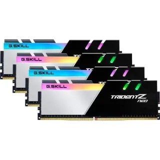 G.Skill DIMM 32 GB DDR4-3600 (4x 8 GB) Quad-Kit, Arbeitsspeicher (F4-3600C16Q-32GTZNC, Trident Z Neo, INTEL XMP)
