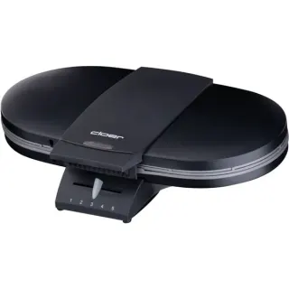 Cloer Doppel-Waffeleisen 1320 (schwarz, 1.200 Watt)