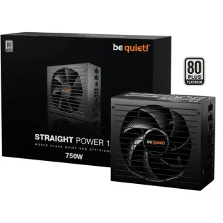 be quiet! Straight Power 12 Platinum 750W ATX3.1, PC-Netzteil (schwarz, 1x 12-Pin High Power GPU, 4x PCIe, Kabel-Management , 750 Watt)