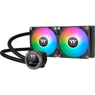 Thermaltake TH240 V2 Ultra ARGB Sync AIO Liquid Cooler, Wasserkühlung (schwarz)
