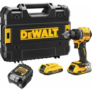 DEWALT Akku-Bohrschrauber DCD794D2T, 18 Volt (gelb/schwarz, 2x Li-Ion XR Akku 2Ah, in T STAK-Box)