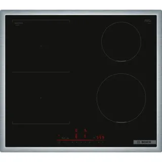 Bosch PVS645HB1E Serie 6, Autarkes Kochfeld (schwarz/edelstahl, 60 cm)