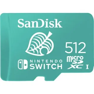 SanDisk Nintendo Switch 512 GB microSDXC, Speicherkarte (mint, UHS-I U3, V30)