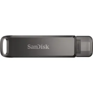 SanDisk iXpand Luxe 256 GB, USB-Stick (schwarz, USB-C 3.2 Gen 1, Apple Lightning Connector)