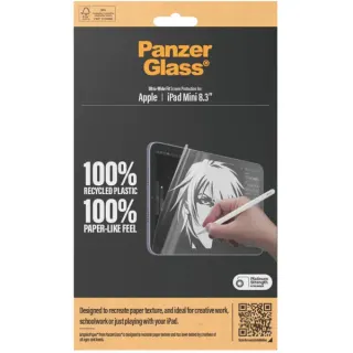 PanzerGlass GraphicPaper Displayschutz Ultra-Wide Fit, Schutzfolie (transparent, iPad Mini 8,3'' (2021, 2024))