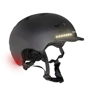 HUDORA Skaterhelm LED (schwarz, Gr. S)