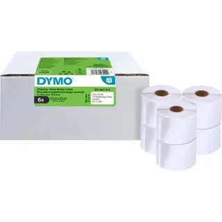 Dymo LabelWriter ORIGINAL VORTEILSPACK Versandetiketten 54x101mm, 6 Rollen mit je 220 Etiketten (permanent klebend, 2093092)