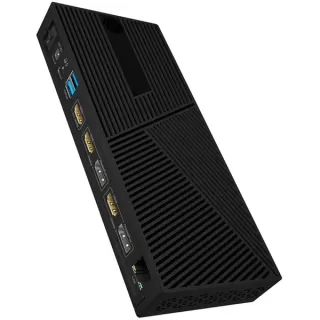 ICY BOX IB-DK2246AC, Dockingstation (schwarz, USB-C, HDMI, DisplayPort)