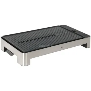 WMF LONO Elektrogrill, gerippt (schwarz/edelstahl, 2.000 Watt)