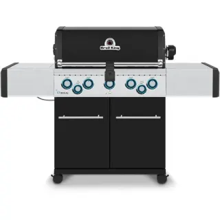 Broil King Gasgrill Regal 590 (schwarz/edelstahl, mit Seiten- und Heckbrenner)