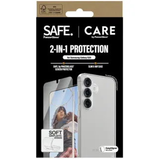 PanzerGlass Fashion 2-in-1 Set (transparent, Samsung Galaxy S25)