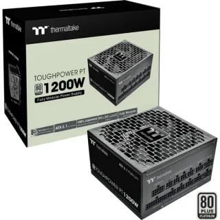 Thermaltake Toughpower PT 1200W, PC-Netzteil (1x 12 Pin High Power GPU, 5x PCIe, Kabelmanagement, 1200 Watt)