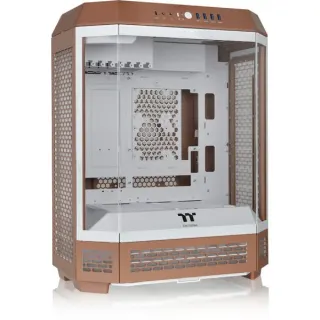 Thermaltake The Tower 600 Mocha Mousse, Tower-Gehäuse (hellbraun, Tempered Glass x 3)