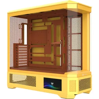 Thermaltake View 600 TG Butter Caramel, Big-Tower-Gehäuse (gelb, Tempered Glass)