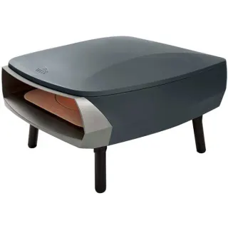 Witt Pizzaofen ETNA Rotante 16" (graphit, für Pizzen bis ca. Ø 40cm, rotierender Pizzastein)