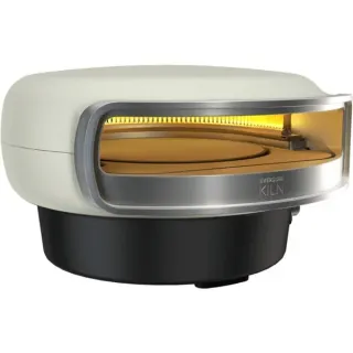 Everdure 2-Brenner Pizzaofen Kiln R stone (hellgrau, 8,5 kW, für Pizzen bis ca. Ø 40cm, rotierender Pizzastein)