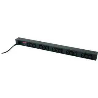 APC Basic Rack PDU Zero U 16A AP9572, Steckdosenleiste (schwarz, 2,5 Meter Kabel)